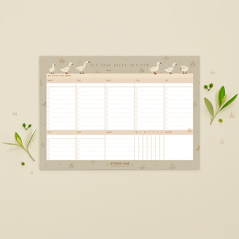 Ducks in a Row – Weekly Planner