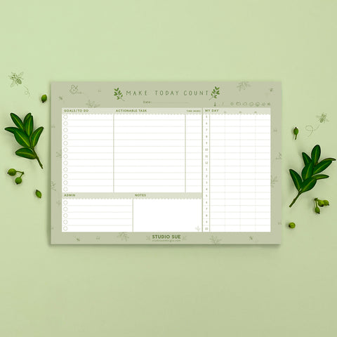 Make Today Count  – Daily Planner