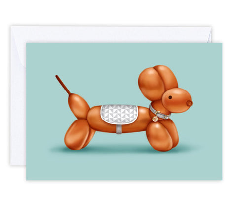 Sammy the Sausage Dog Greeting Card