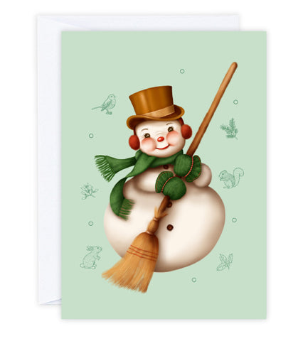Frosty Greeting Card