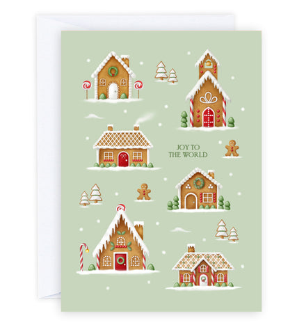 Gingerbread Village Greeting Card