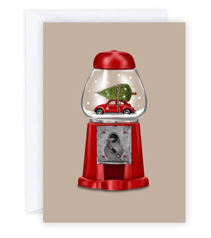 Snow Globe Greeting Card