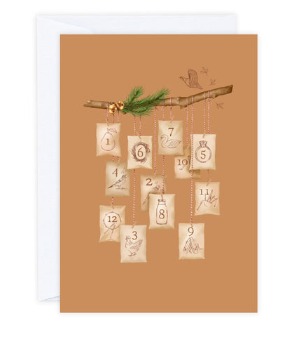 The Twelve Days of Christmas Greeting Card