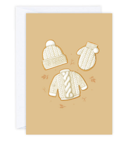 Warm Christmas Cookies - Greeting Card