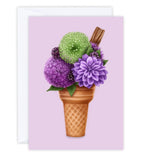 Flower Cones - Greeting Card Set