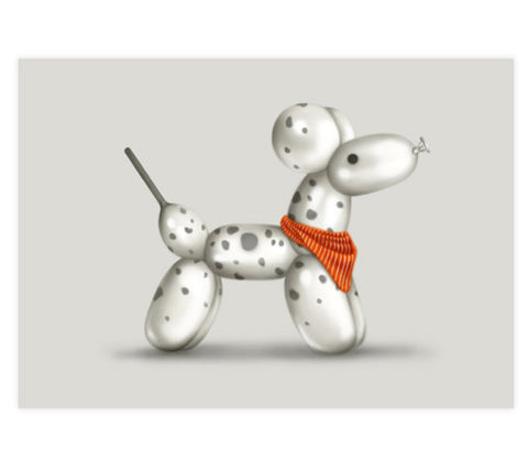 Domino the Dalmatian Art Print