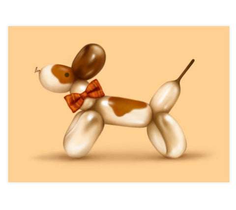 Mr Jackson Russell Art Print