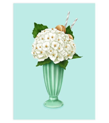 Hokey Pokey Hydrangea Art Print