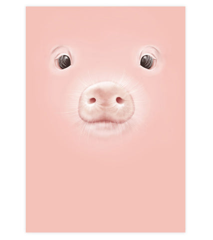 Peggy the Pig Art Print