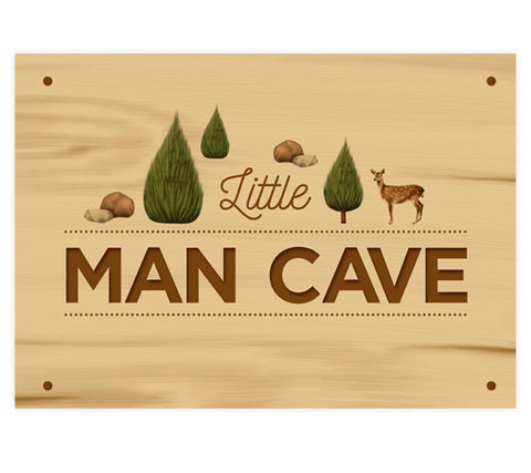 Little Man Cave Art Print
