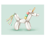 Bubbles the Unicorn Art Print