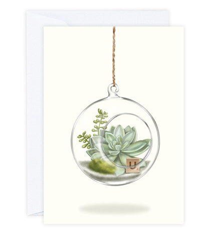 Terrarium Greeting Card