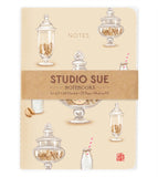 Fortune Cookies and Milk Notebook, wrapped