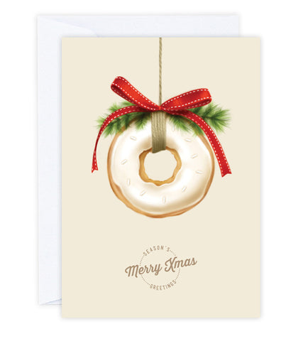 Doughnut Donut Christmas Card