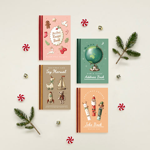 Christmas Books - Greeting Card Set