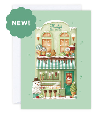 Ice Cream Parlour - Greeting Card