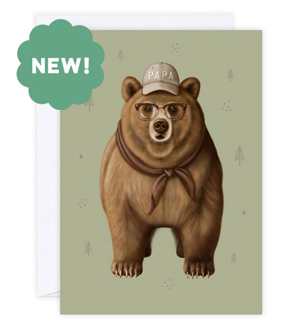 Papa Bear – Greeting Card