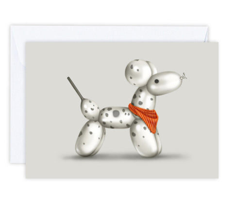 Domino the Dalmatian Greeting Card