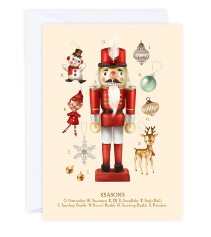 Christmas Decorations Greeting Card