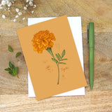 Fig.7 Marigold Greeting Card