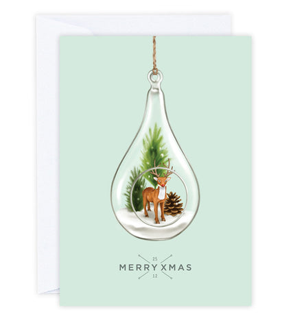 Christmas Terrarium Greeting Card