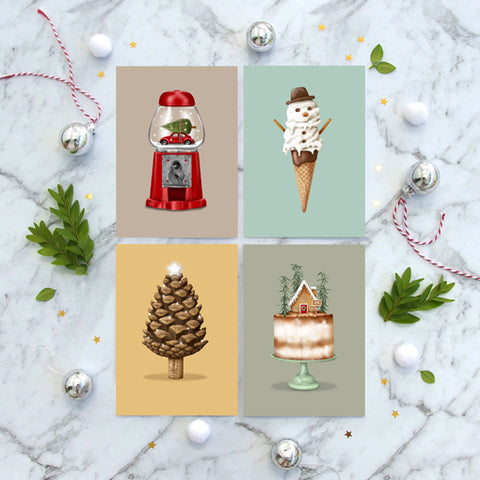 Christmas Collection 4 - Greeting Card Set
